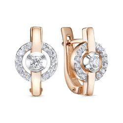 Серьги 12-02063-1000 Золото 